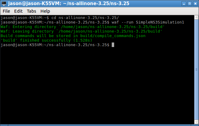 jason@jason-K55VM: ~-ns-allinone-3.25-ns-3.25_016
