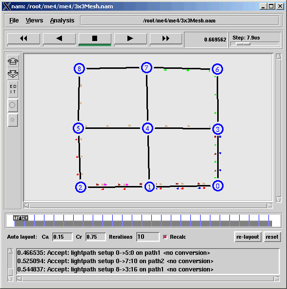 WDM Mesh Network Simulation Under ns-2 using OWns