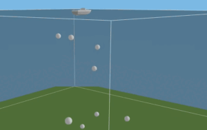 Simulating And Visualizing 3D  Mobile Underwater Sensor Network (UWSN) Under ns-3