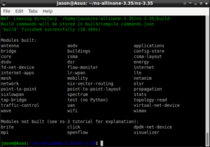 Installing ns3.35 in Debian 11 (Bullseye)