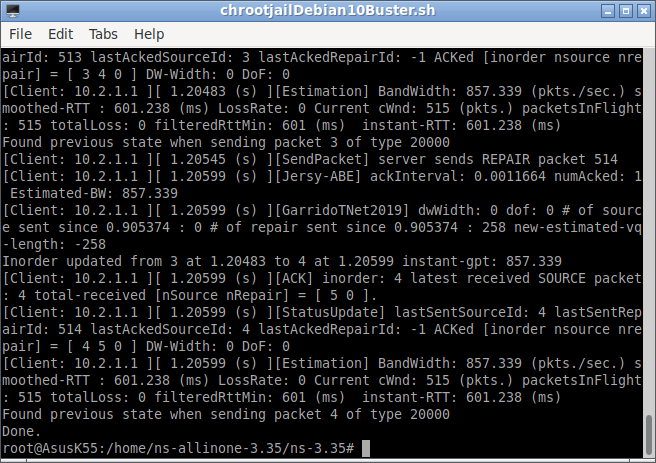 RL-FEC - A Self-Contained Reinforcement Learning Code of FEC for ns-3