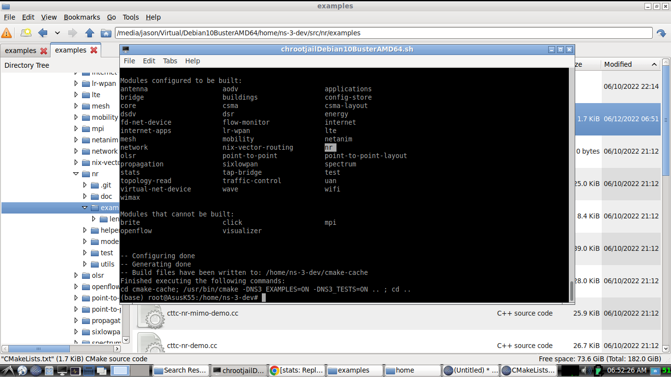 Installing 5G-Lena 3GPP-NR module on ns-3.36 under Debian OS