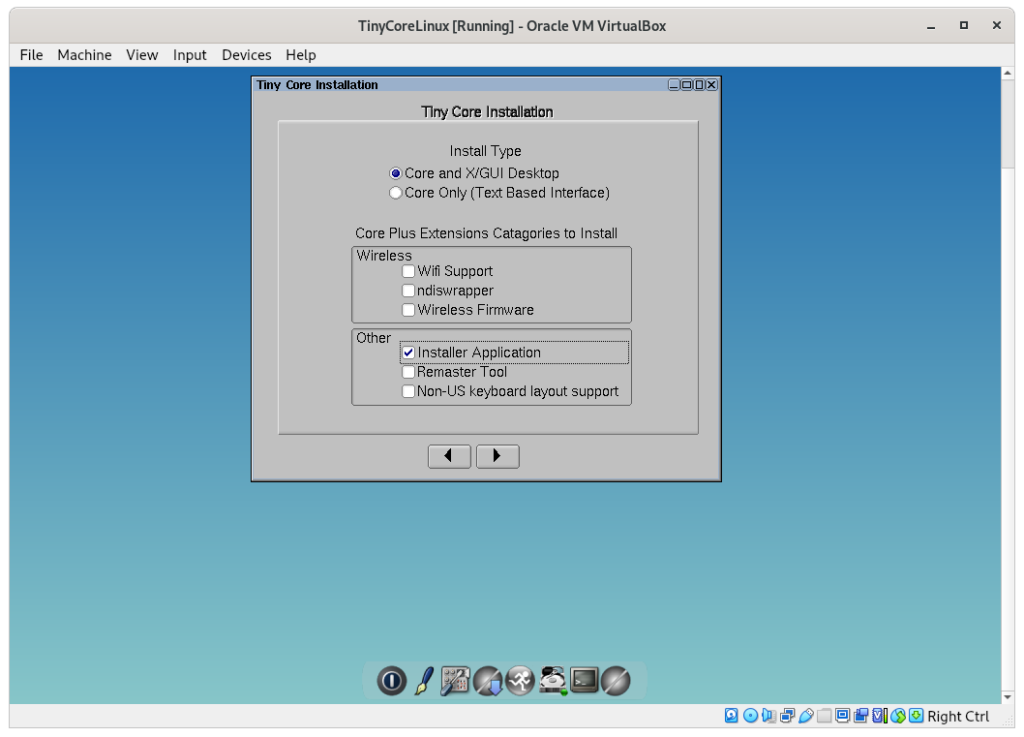 Bare Minimal TinyCore Linux for installing Latest ns-3-dev.