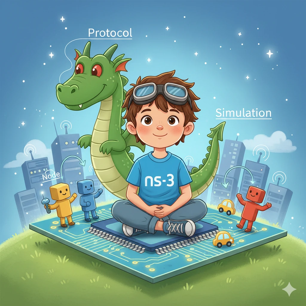 Understanding P2P Network Simulation in ns-3 Through the Tutorial Simulation (first.cc)