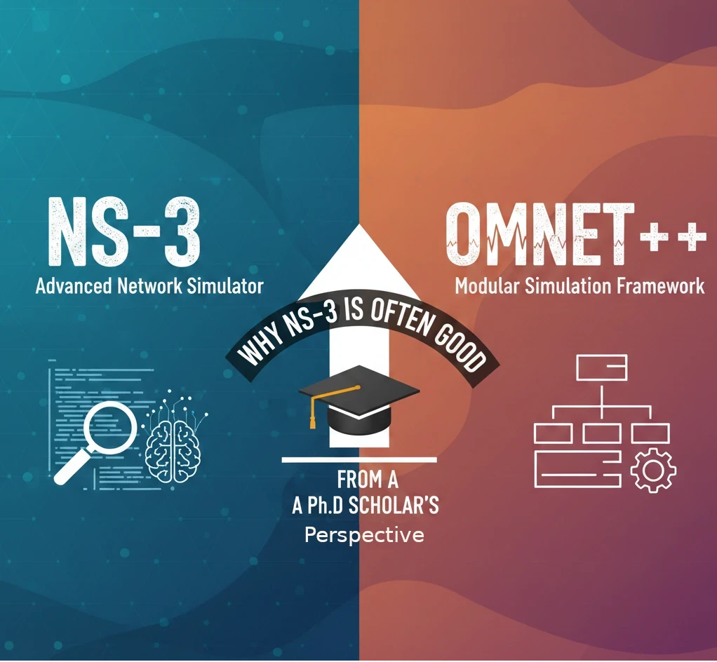 ns-3 vs OMNeT++ - Why ns-3 is Often Good From a Ph.D. Scholar's Point of View