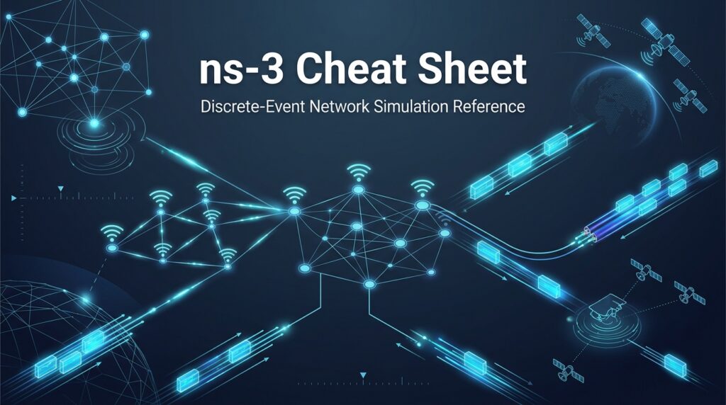 ns-3 Cheat Sheet Discrete-Event Network Simulation Reference